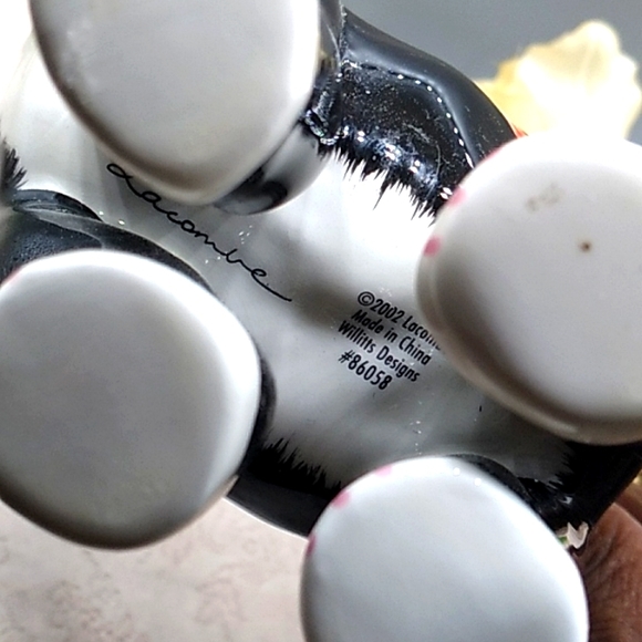 Amy Lacombe 2002 Whimsical Ceramic Cat Hot Chili Peppers - Picture 7 of 10